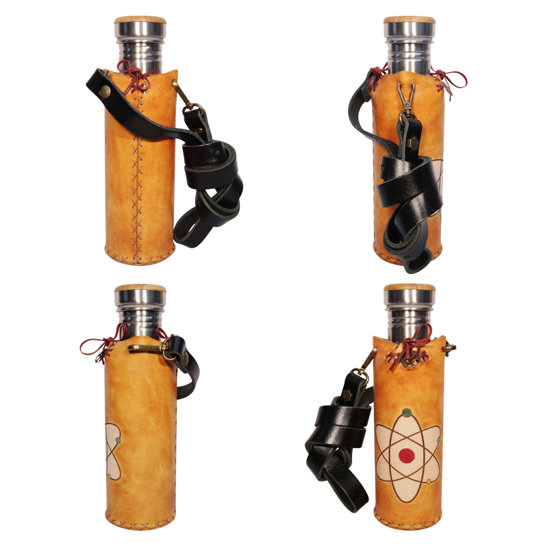 Atom Tan Deluxe Vesica waterbottlecase Collage Atom Tan Deluxe Vesica waterbottlecase Collage