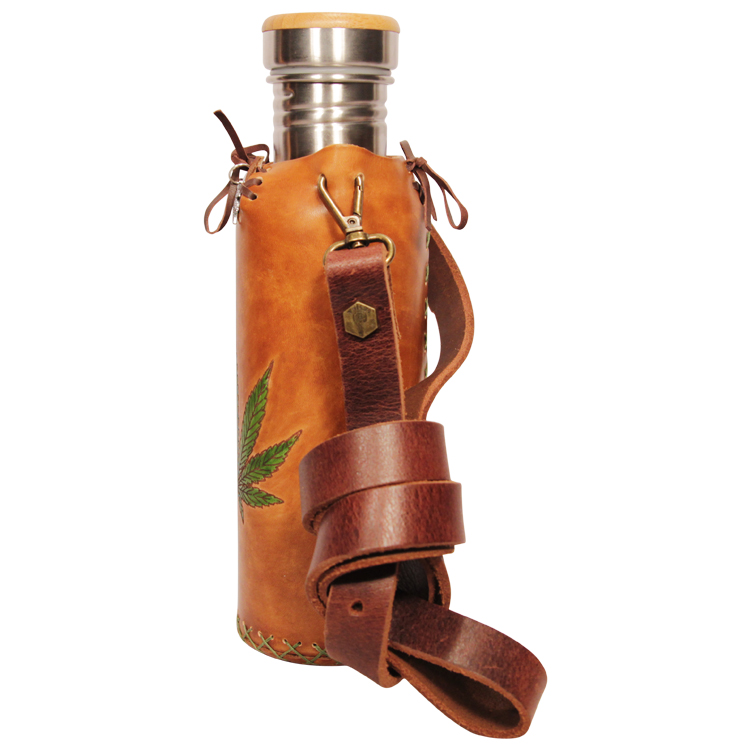 Hemp A Tan Deluxe Vesica waterbottlecase 2 of 4
